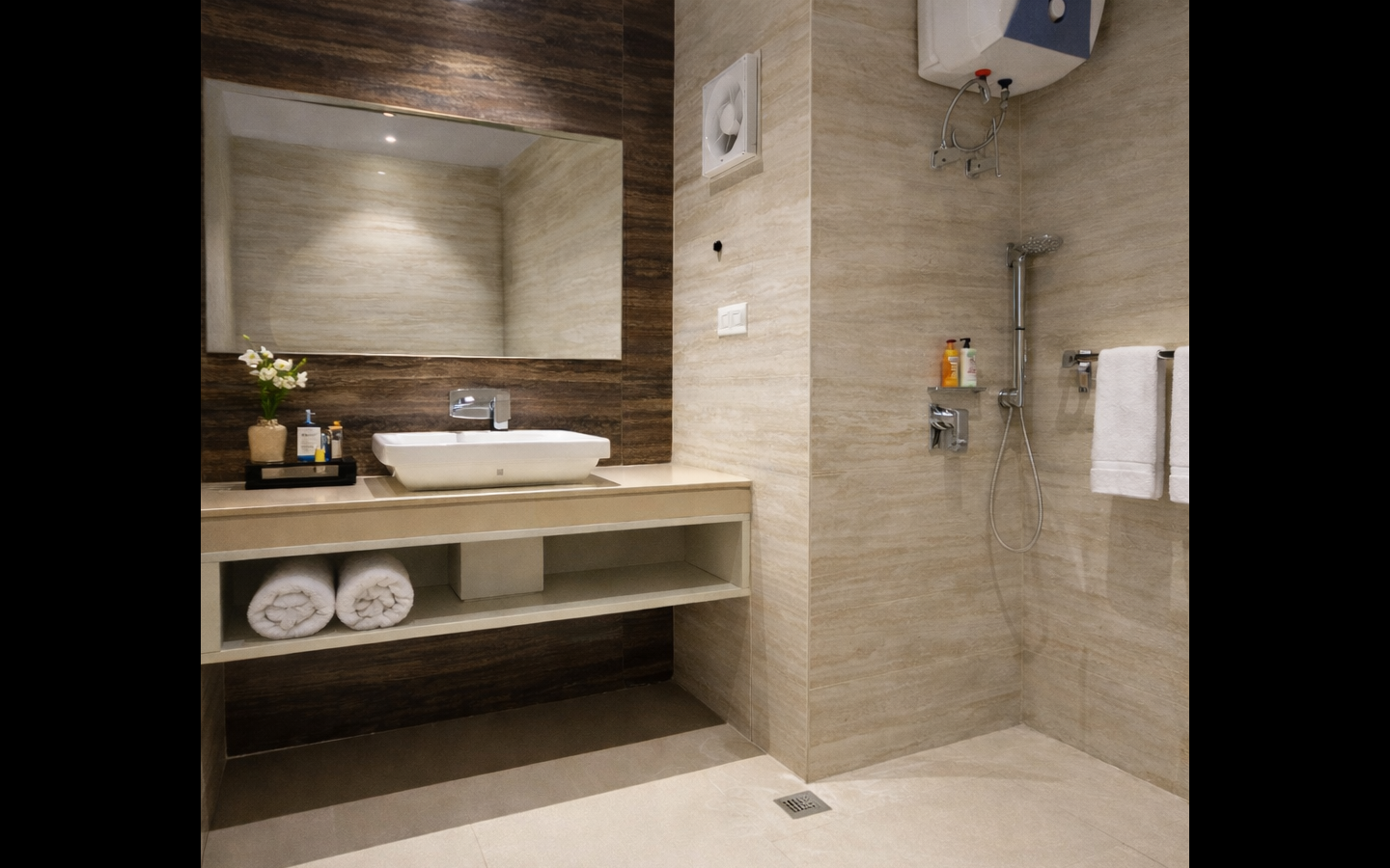 Modern bathroom interior